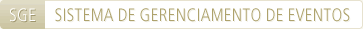 SGE - Sistema de Gerenciamento de Eventos